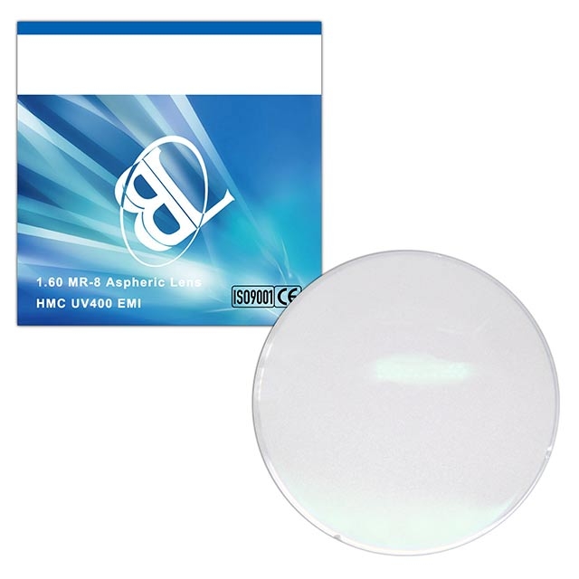 1.60 MR-8 Aspheric Lens HMC UV400 EMI