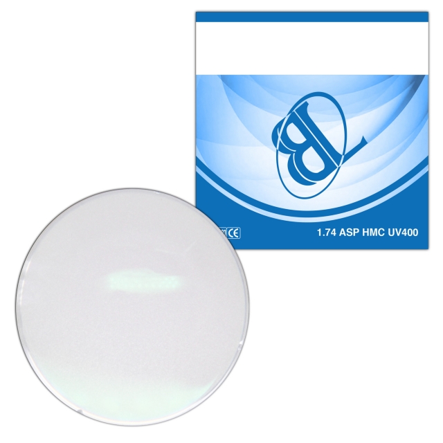 1.74 Aspheric Lens HMC UV400 EMI