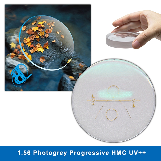 1.56nd SF Photogrey Progressive HMC UV++ Lens