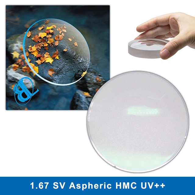 1.67nd SF SV Aspheric HMC UV++ Lens