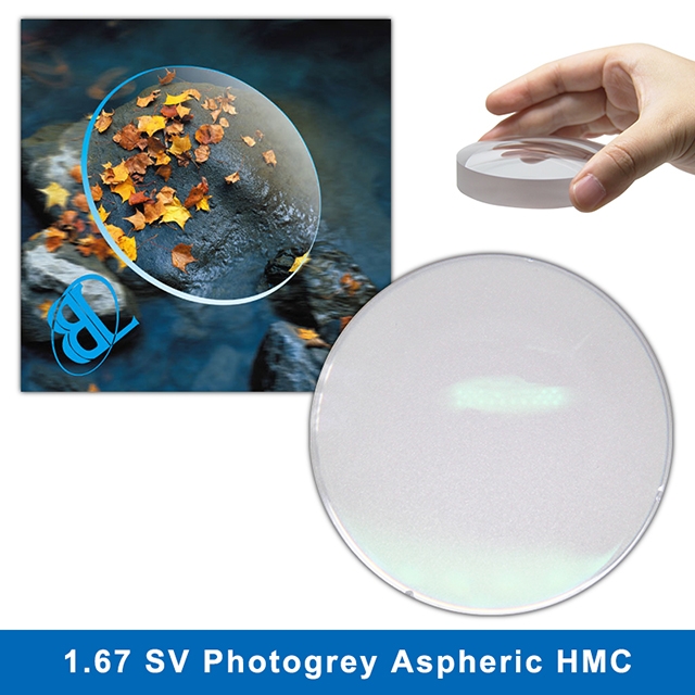 1.67nd SF SV Photogrey Aspheric HMC Lens