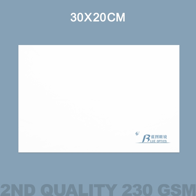 230gsm Embossed & Silk-Screen Printing Microfiber cleaning cloth Second quality soft Free logo printing 30x20cm