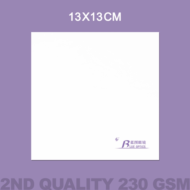 230gsm Embossed & Silk-Screen Printing Microfiber cleaning cloth Second quality soft Free logo printing 13x13cm